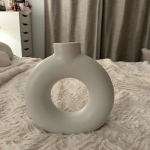 Modern White Ceramic Vase